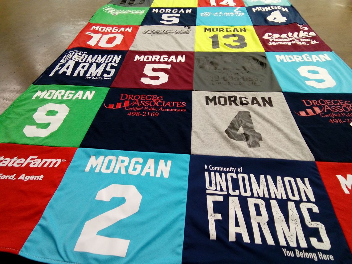 T-shirt quilt by Katherine from IL