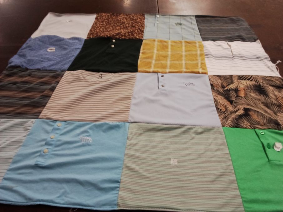 T-shirt quilt by Susan from IL