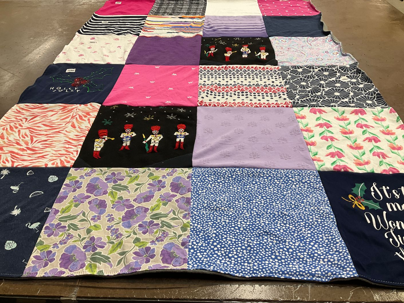 T-shirt quilt with sewing, crafting themes by Logan from GA