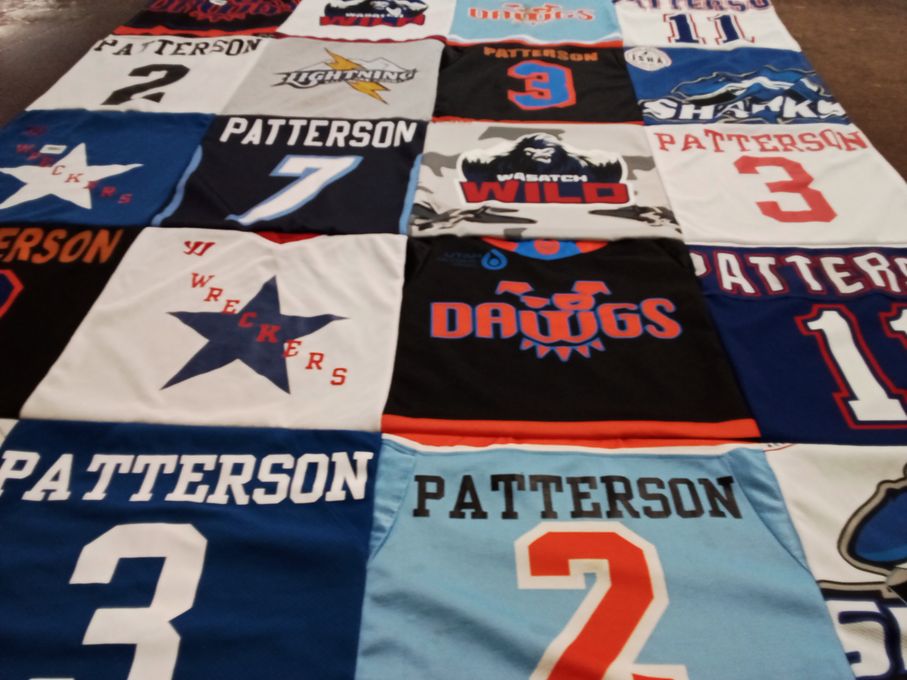 T-shirt quilt by Angie from UT