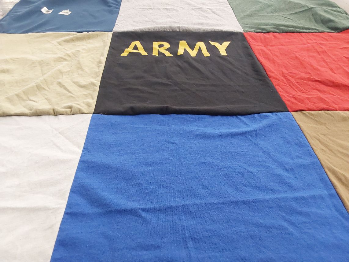 T-shirt quilt by Teresa from FL