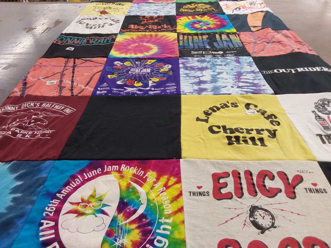 T-shirt quilt by Catherine from WA