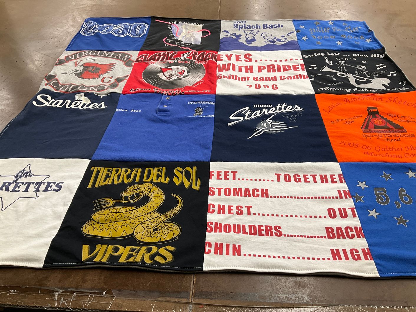 T-shirt quilt from gaither high school by Jennifer from FL