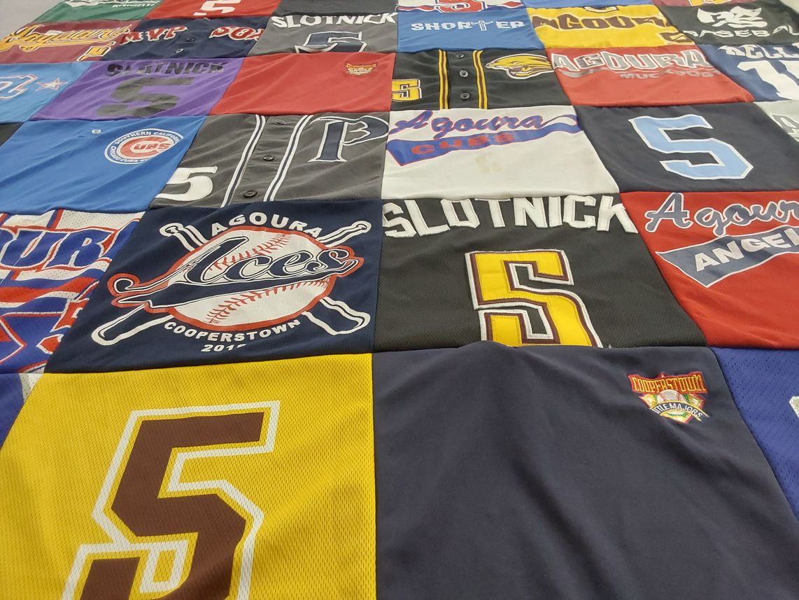 T-shirt quilt featuring aguora aces, aguora cubs by Lainey from CA