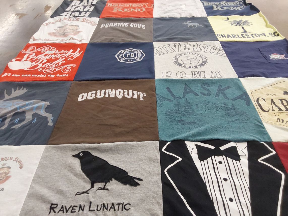 T-shirt quilt from university of roma by William from MA