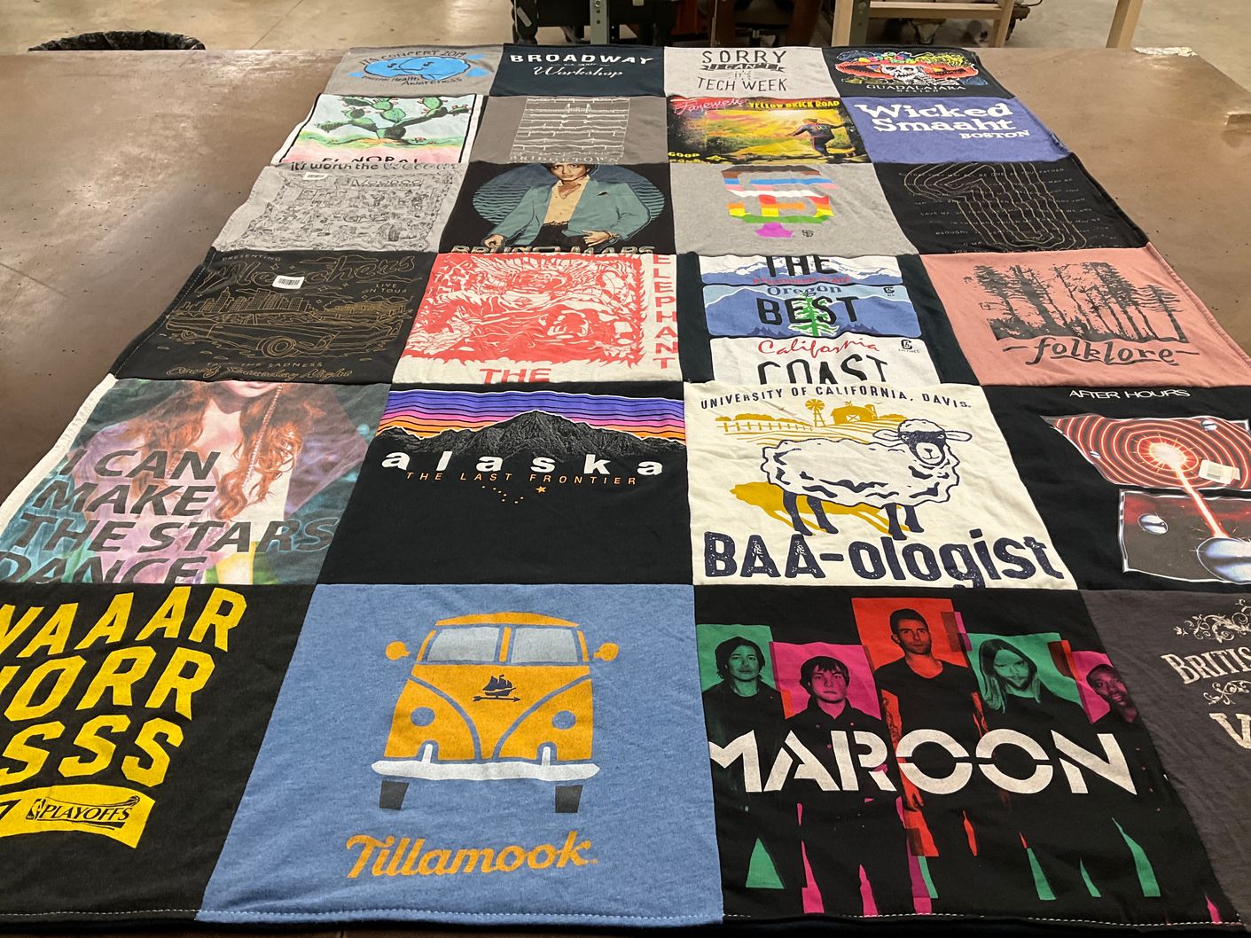 T-shirt quilt from university of california, davis by Carolina from CA