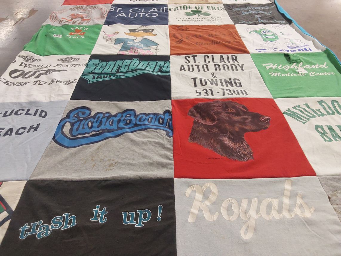 T-shirt quilt by Patrica from OH