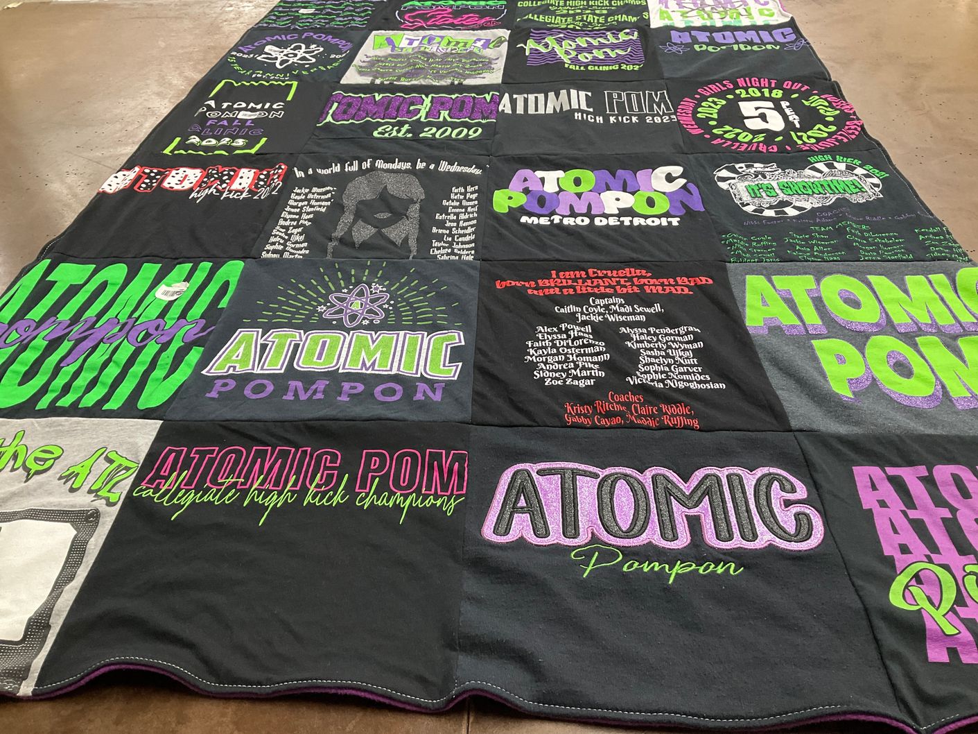 T-shirt quilt by melanie from MI
