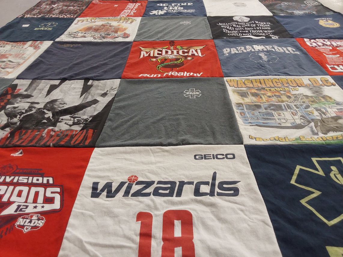 T-shirt quilt featuring washington wizards by Chanel from MD