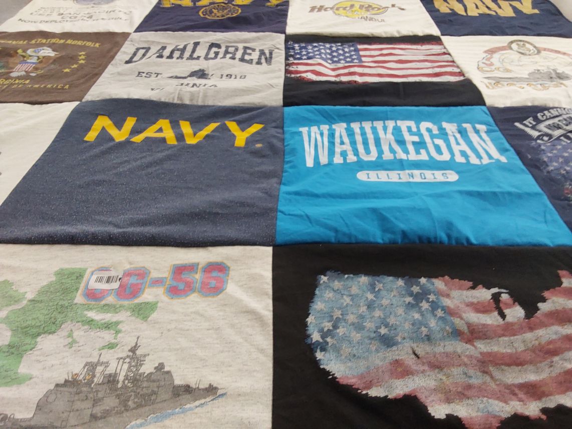 T-shirt quilt by Victoria from CO