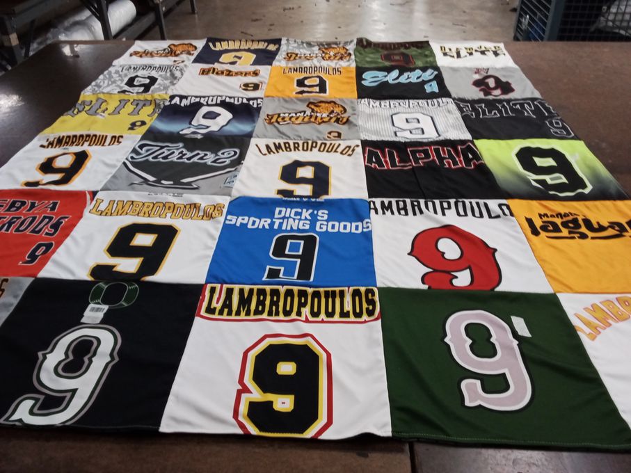 T-shirt quilt by George from FL