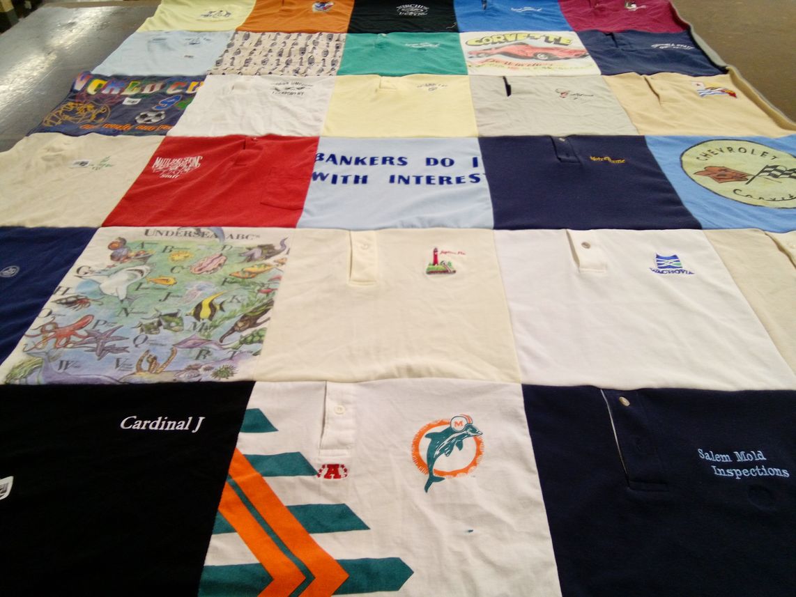 T-shirt quilt by Jeffrey from FL
