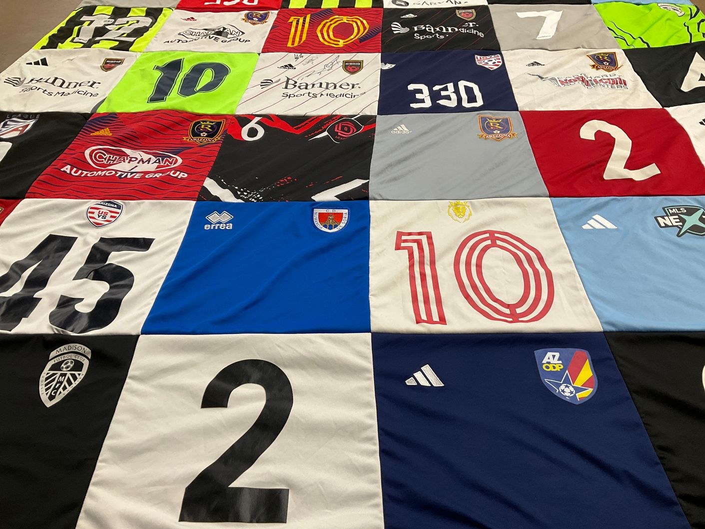 T-shirt quilt featuring real salt lake by Josh from AZ