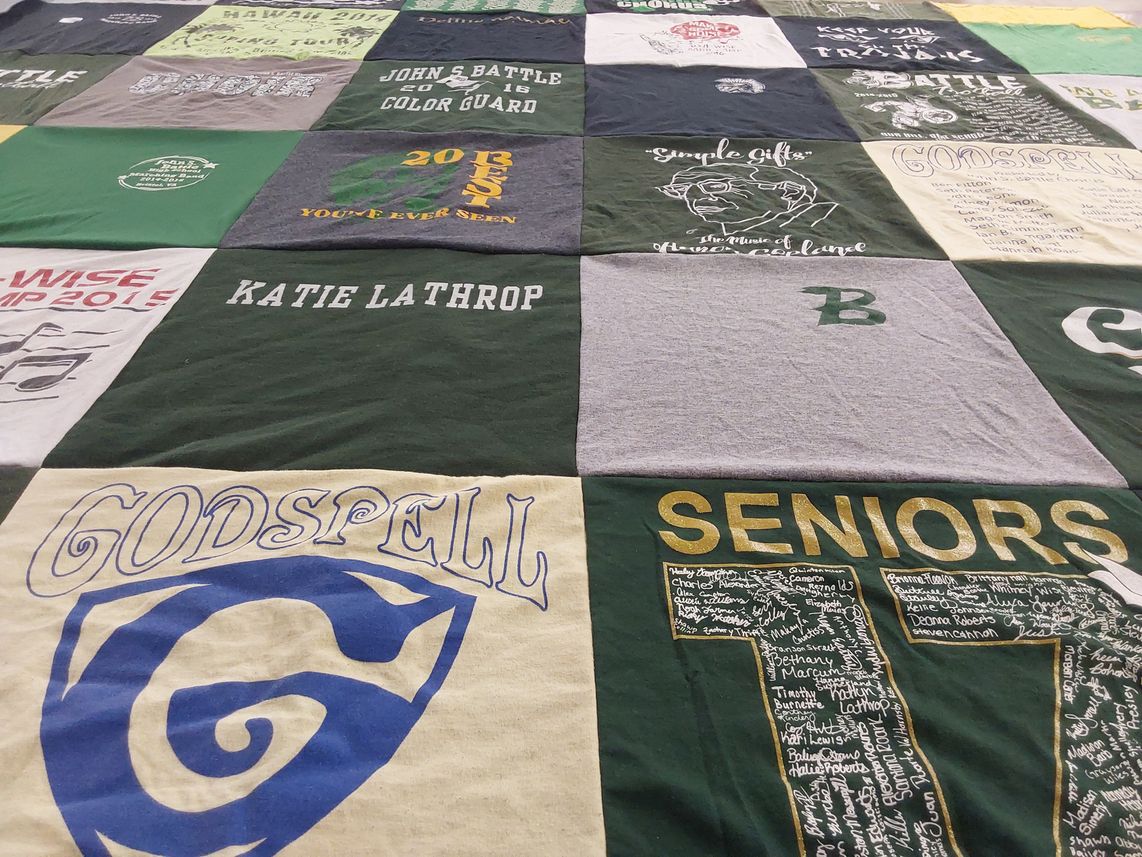 T-shirt quilt by Deanna from VA