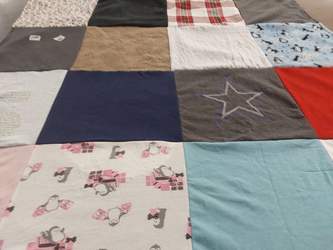 T-shirt quilt by Melisa from TX
