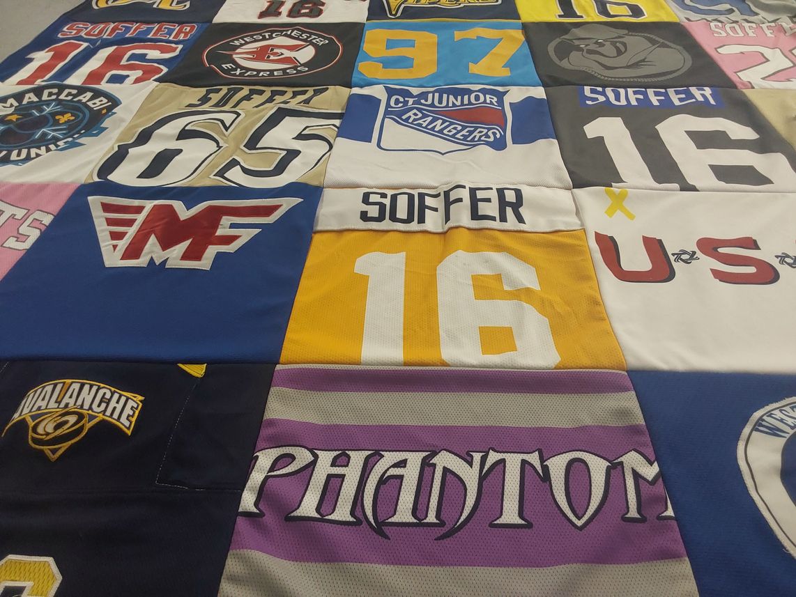 T-shirt quilt featuring westchester express, ct junior rangers by Gissette from NY