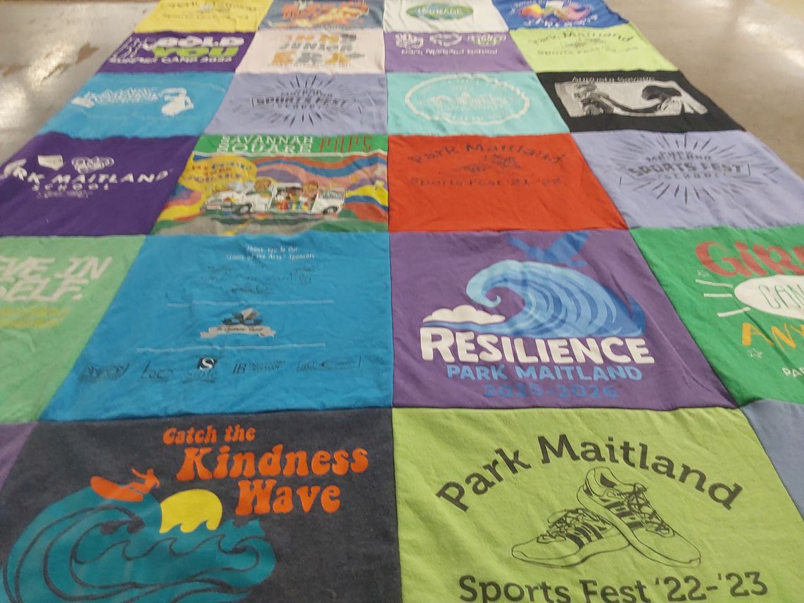 T-shirt quilt from park maitland by CHENENNE from FL