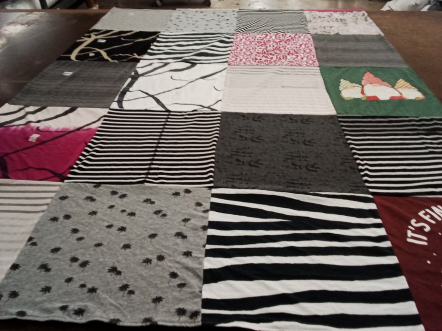 T-shirt quilt by Alicia from FL