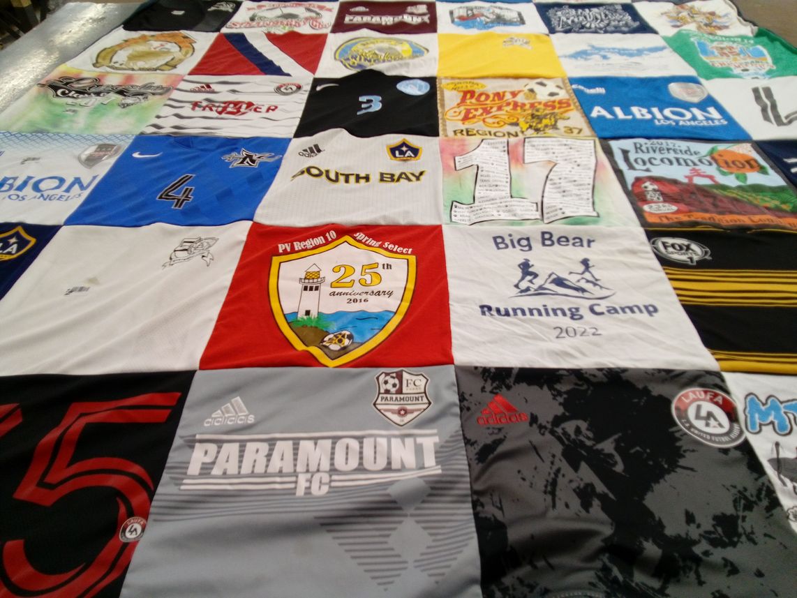 T-shirt quilt featuring paramount fc by Florenda from CA