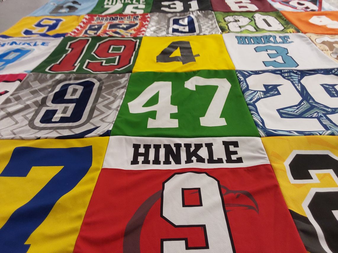 T-shirt quilt by Lisa from FL