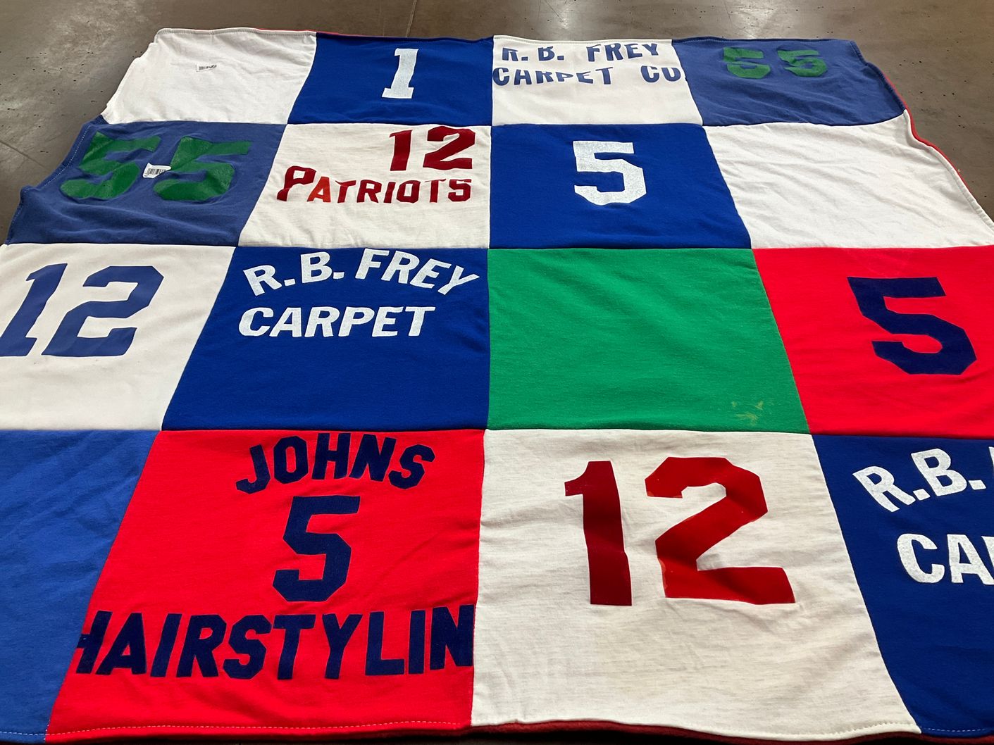 T-shirt quilt by Amy from TX