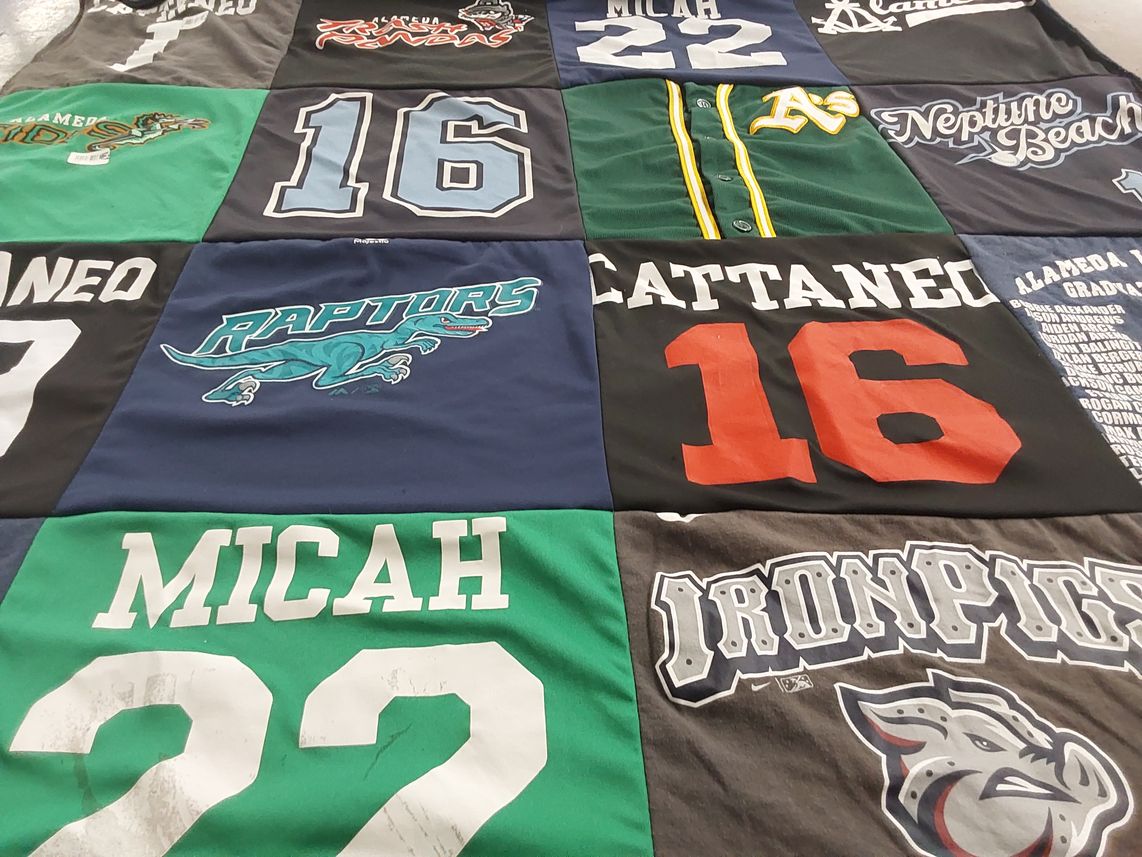 T-shirt quilt by Rana from CA