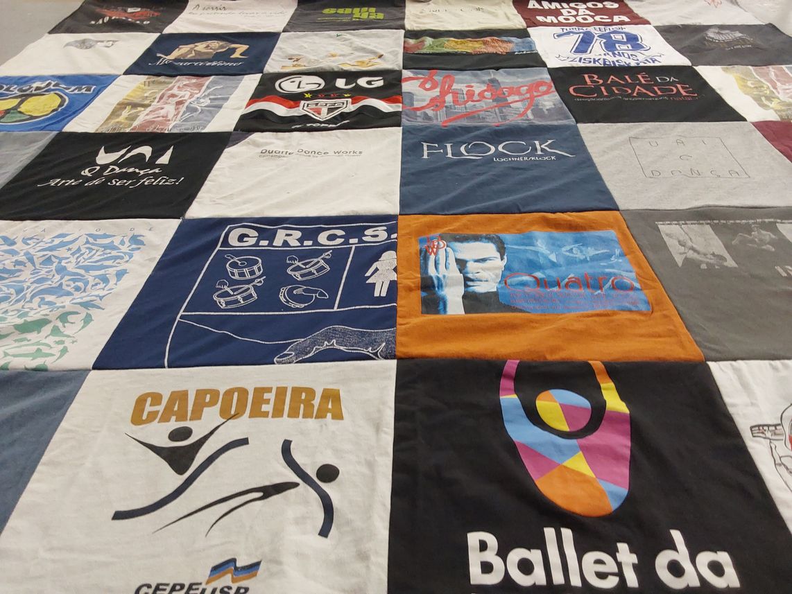 T-shirt quilt with dance, ballet themes by Armando from IA