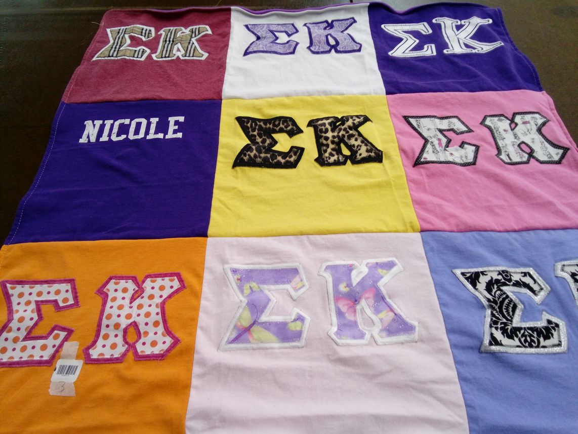 T-shirt quilt by Linda from NY