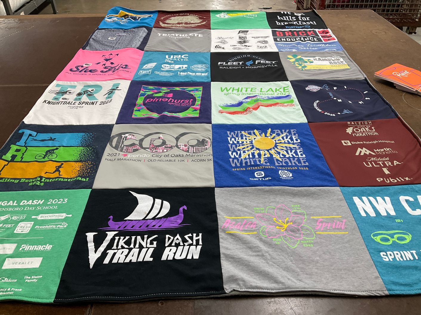 T-shirt quilt from greensboro day school by Ebs from NC