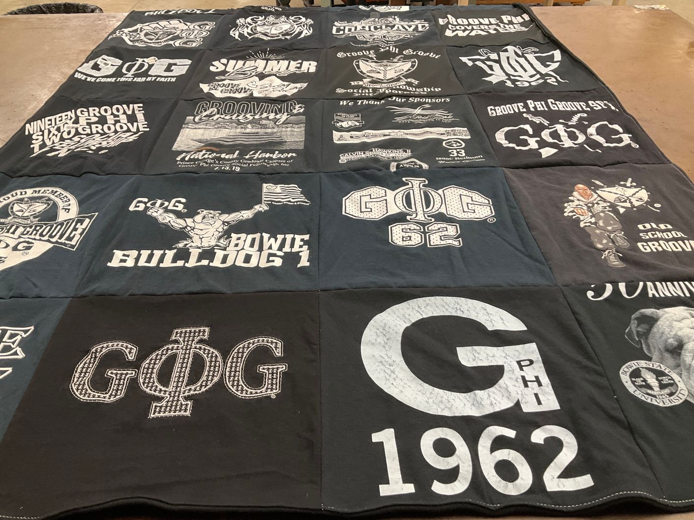T-shirt quilt from bowie state university by John from MD