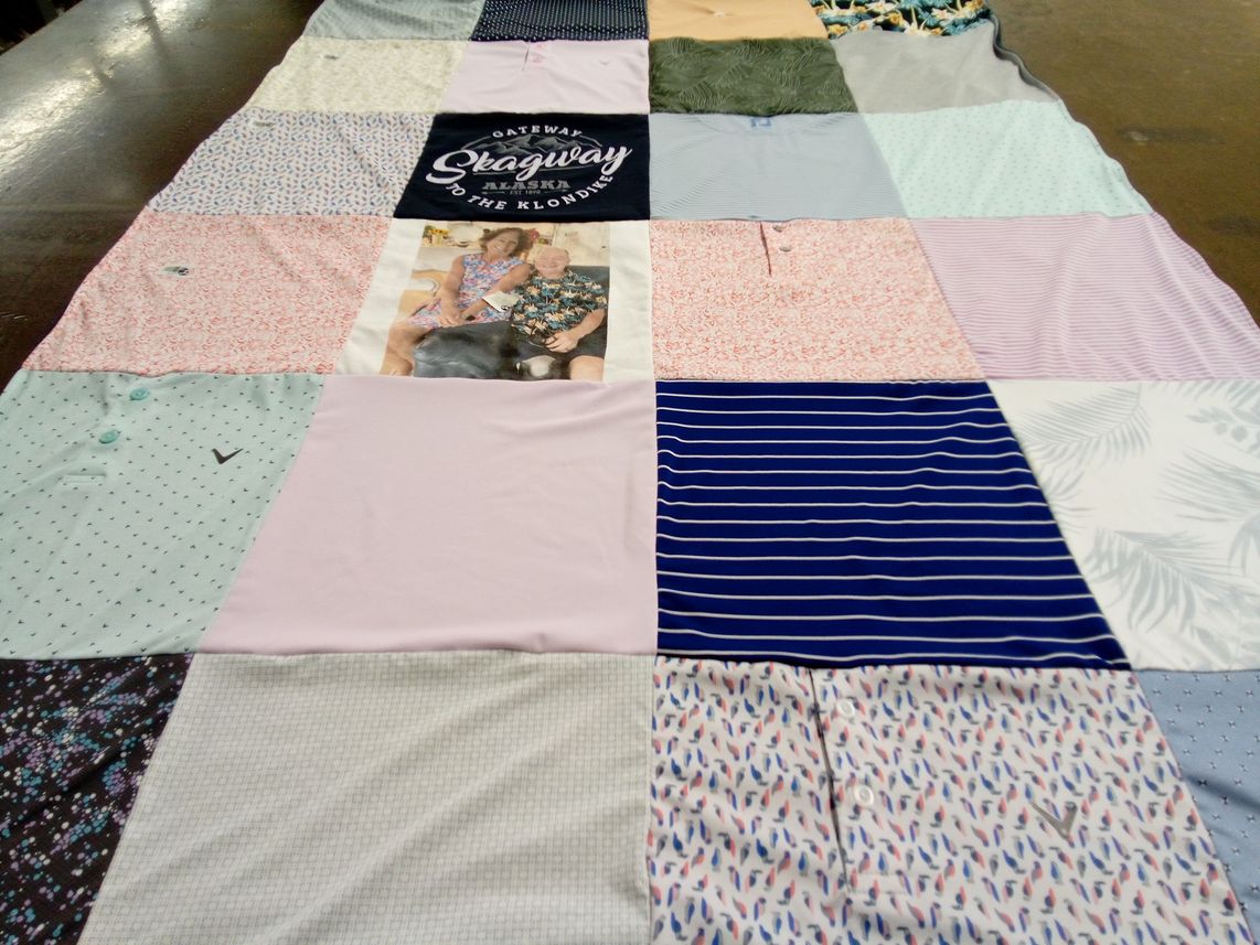 T-shirt quilt by Donna from FL