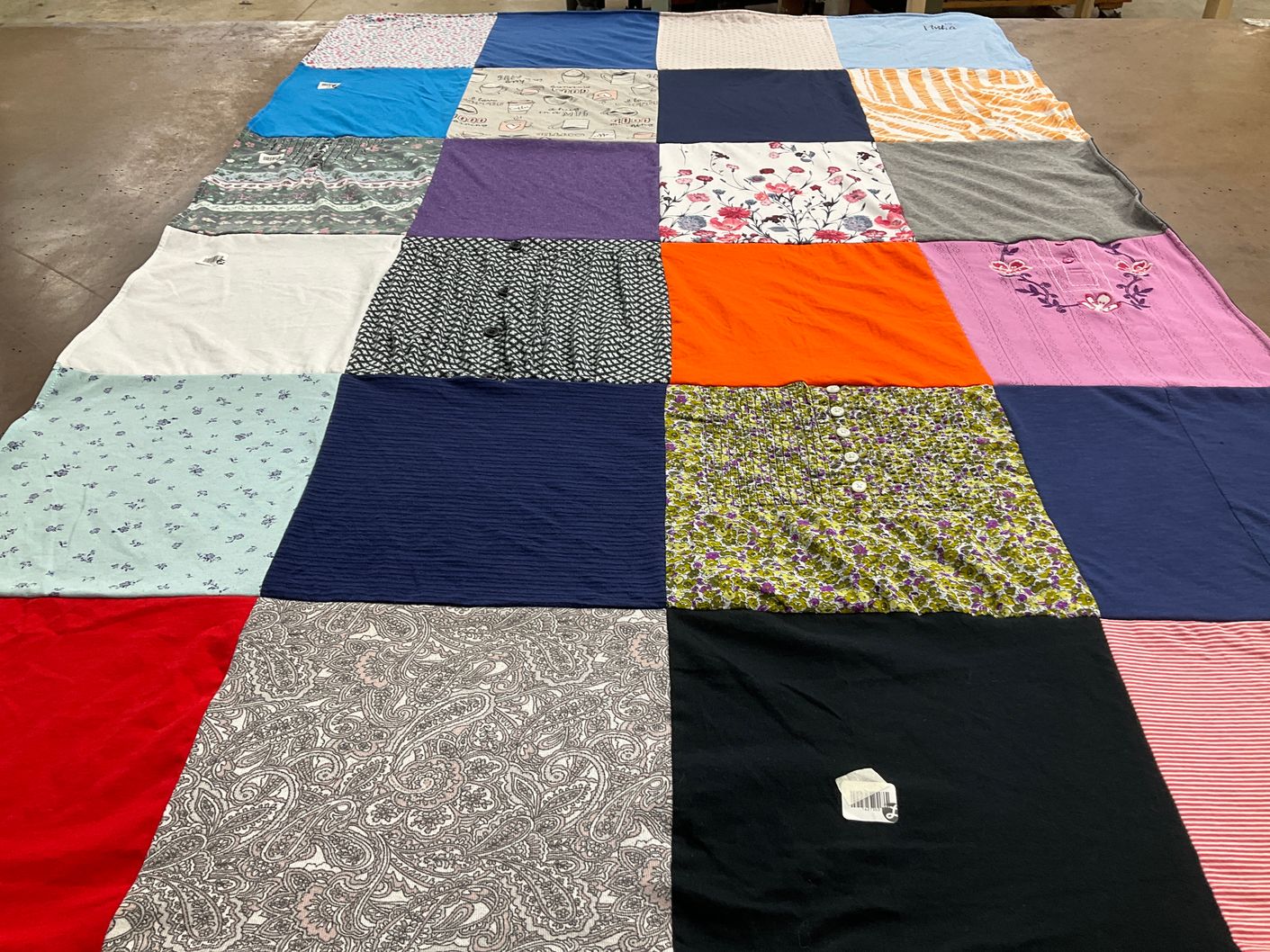 T-shirt quilt by Rebecca from NC
