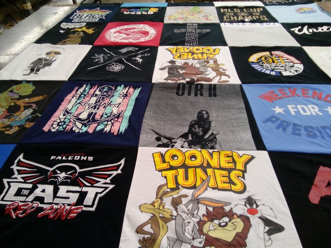T-shirt quilt featuring atlanta falcons by Khalil from GA