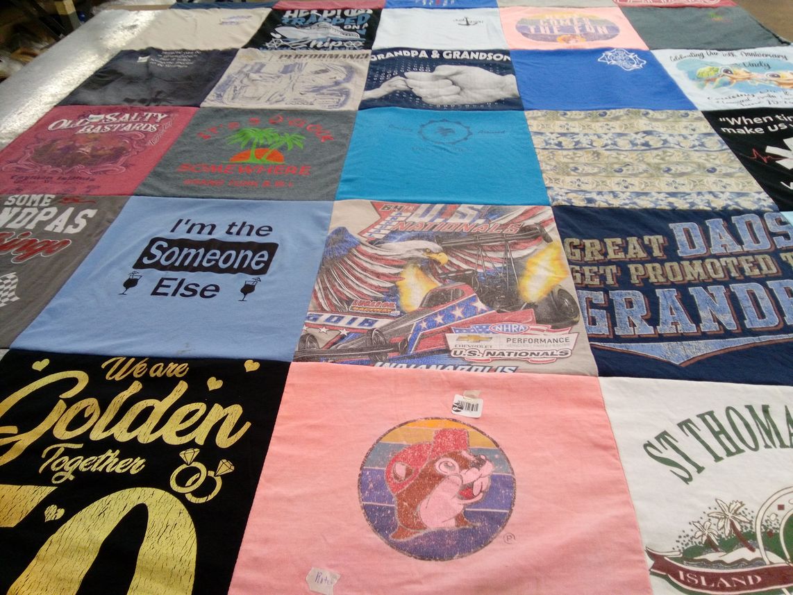 T-shirt quilt by AMY from MI