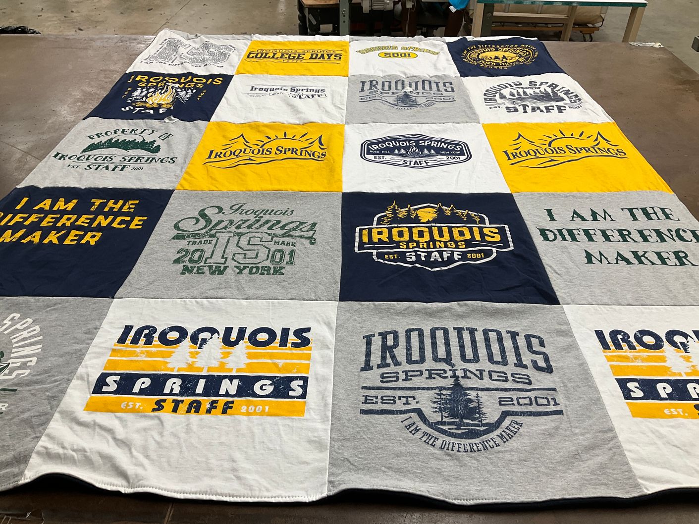 T-shirt quilt by Laura from NY