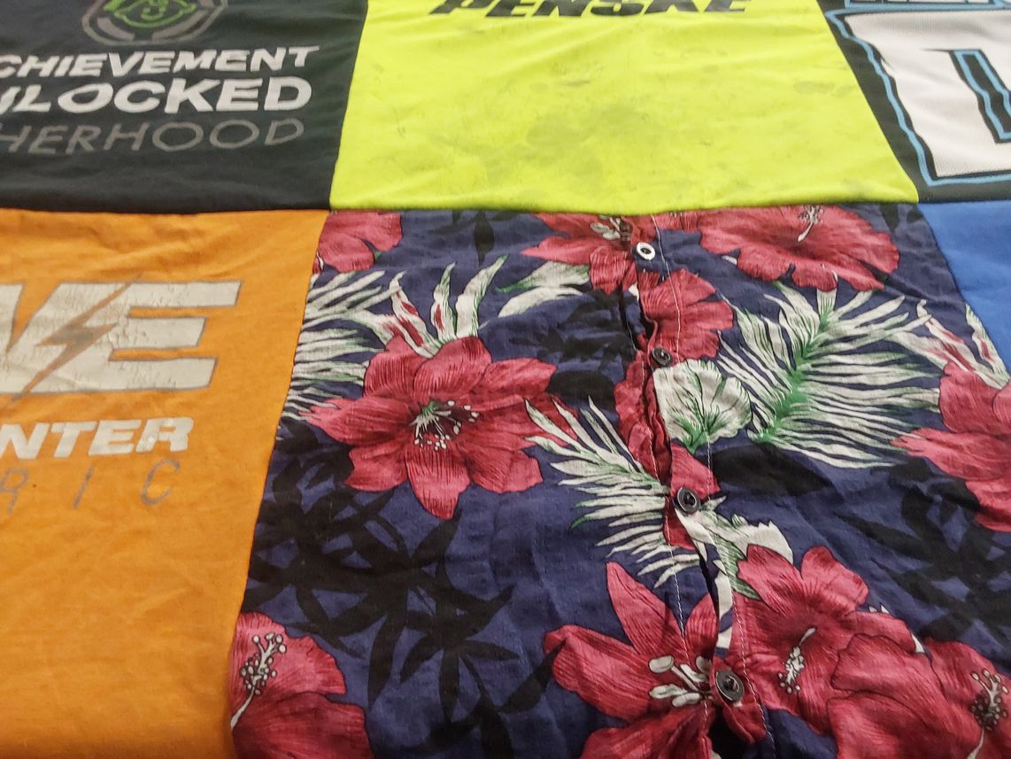 T-shirt quilt by Daniel from CO