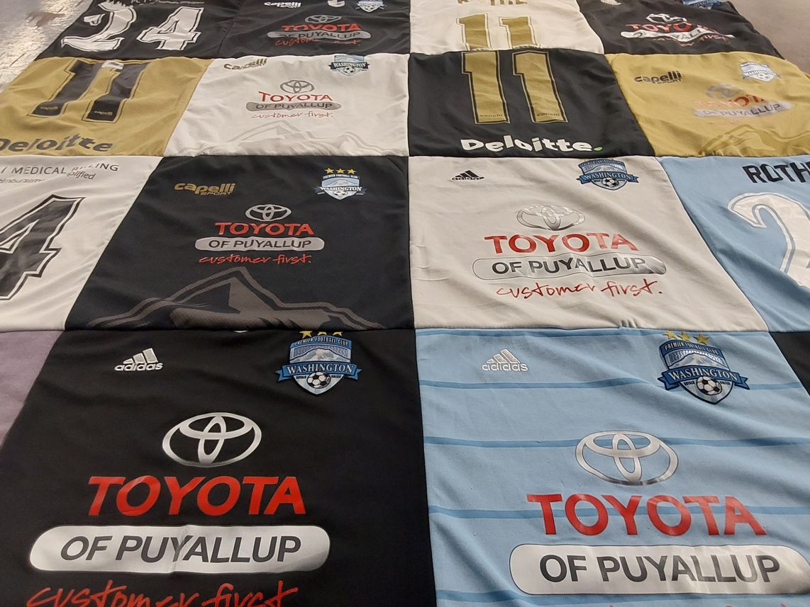 T-shirt quilt by Lori from WA