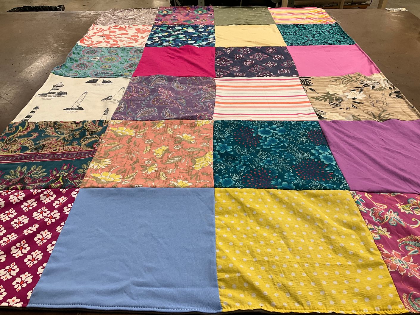 T-shirt quilt by Robin from WI