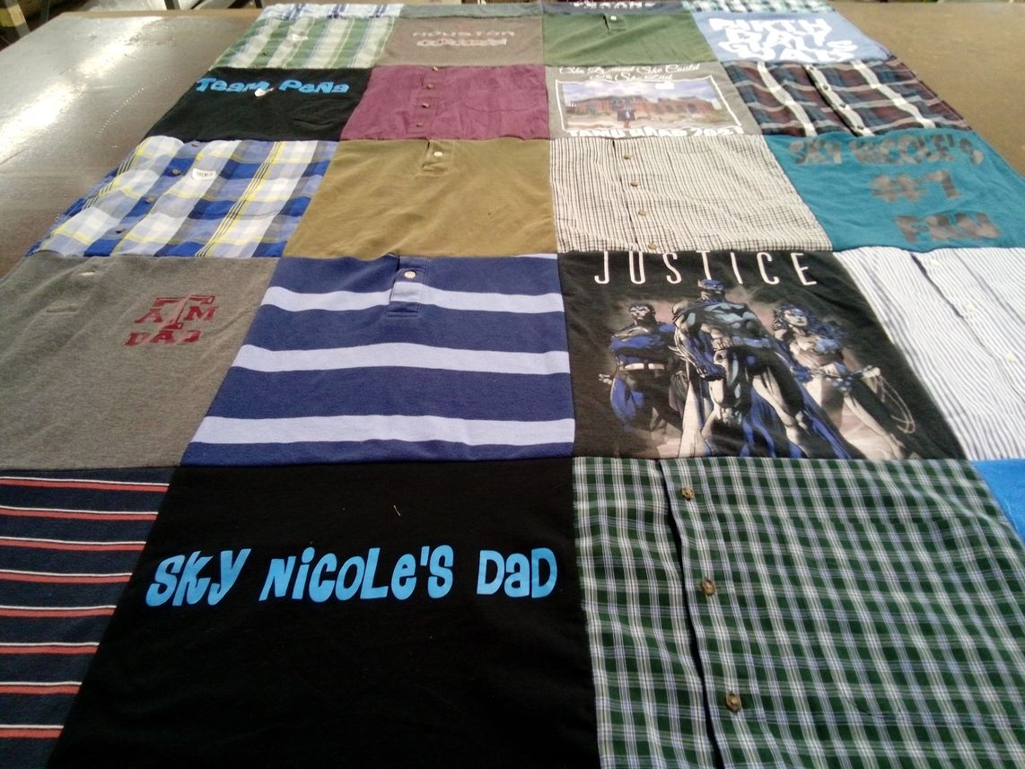 T-shirt quilt by Sky from TX
