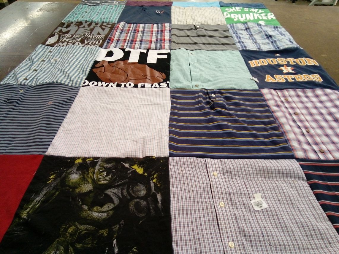 T-shirt quilt featuring houston astros by Sky from TX