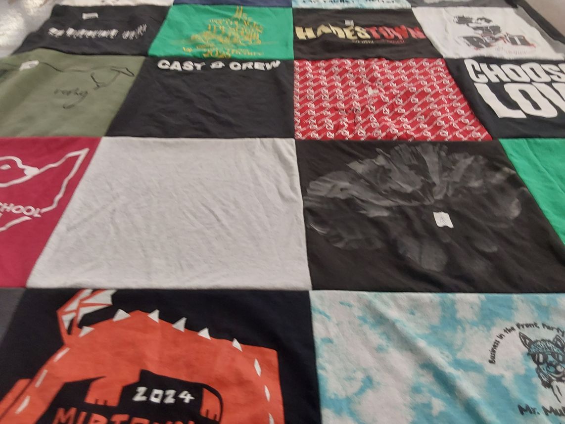 T-shirt quilt from midtown high school by Amanda from GA