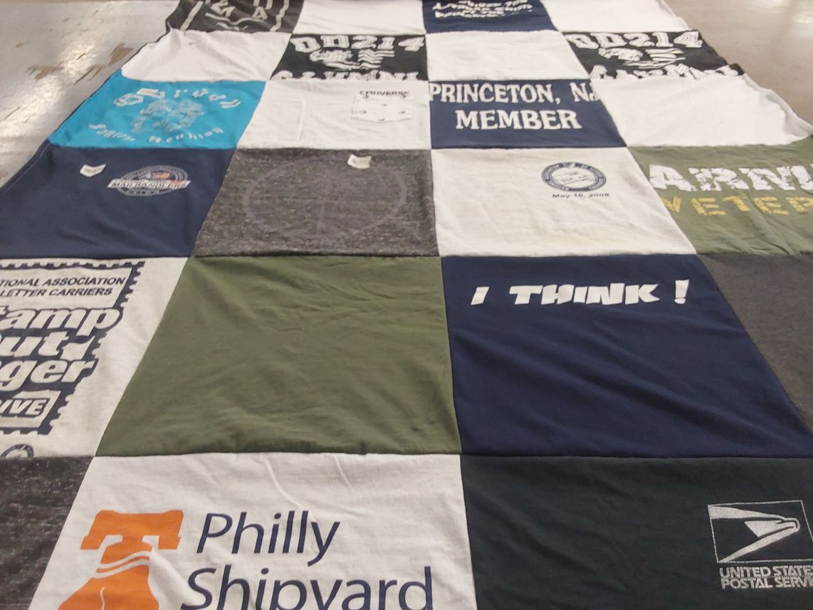 T-shirt quilt by Seong from NJ