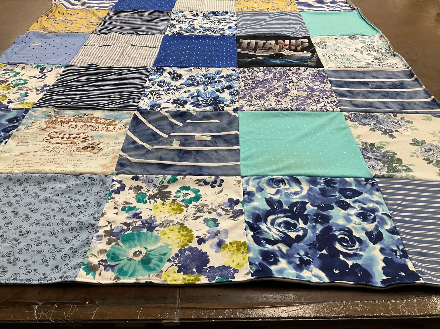 T-shirt quilt by christine from TX
