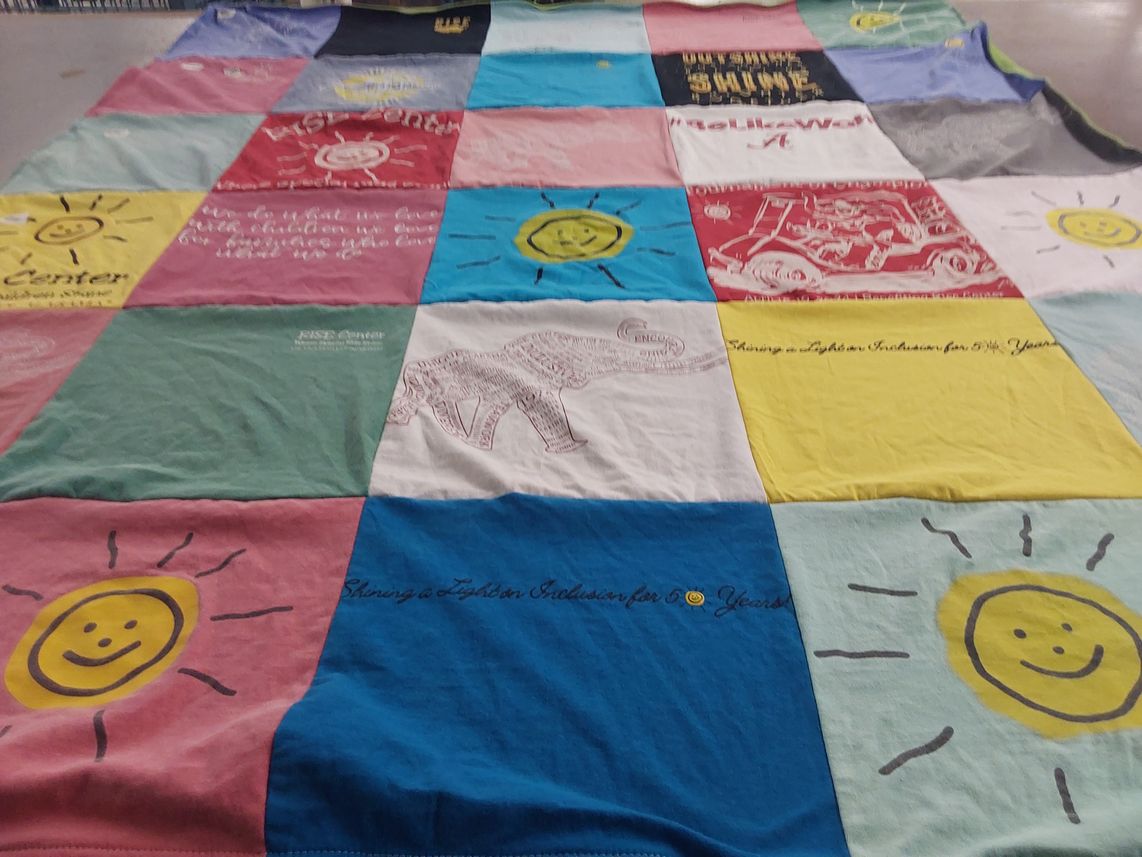 T-shirt quilt with youth, community themes by Beth from AL